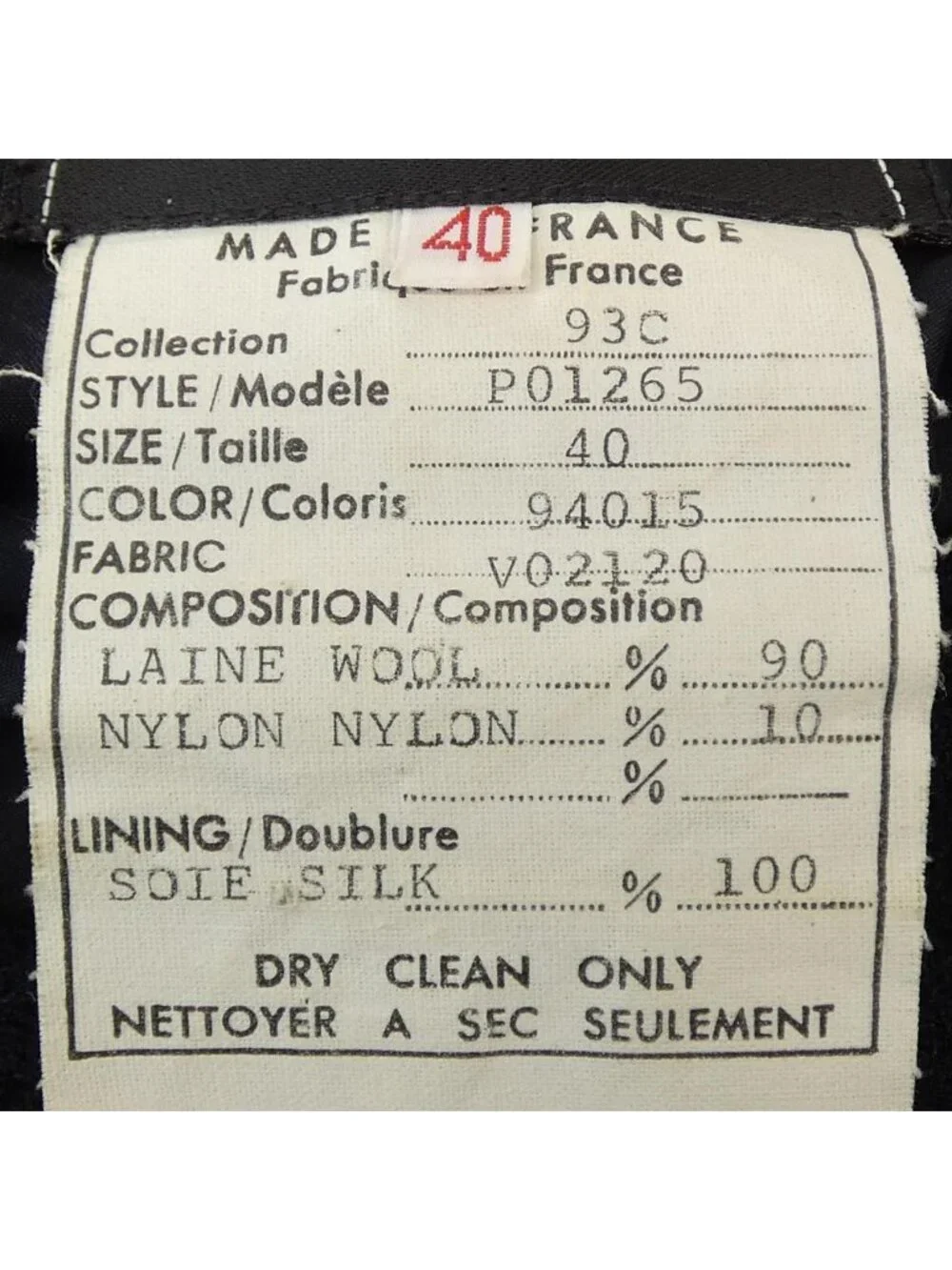 Chanel Vintage Suit Navy